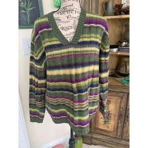 Paris Sport Club shetland wool pullover sweater